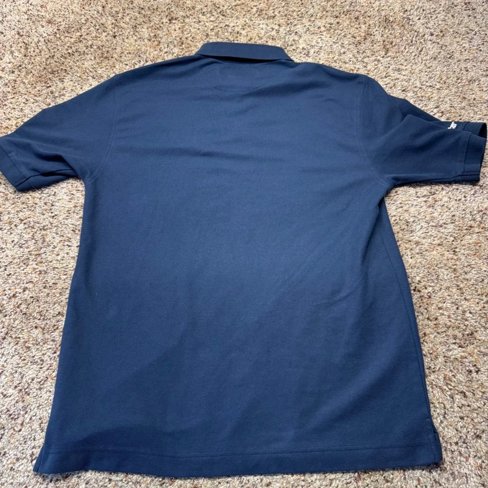 Nike Golf Mens Dri-FIT‎ Polo Shirt Navy Blue L.B. Foster Logo Size M